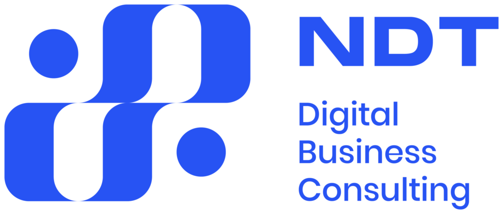 Logo NDT color azul